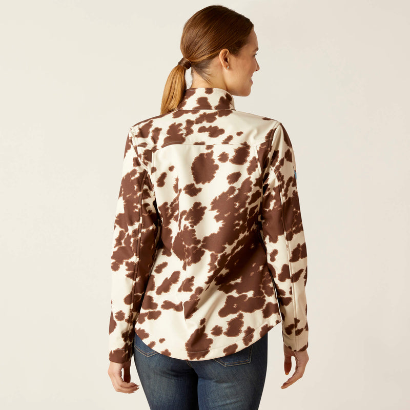 Ariat Womens New Team Softshell Print Jacket (Pony)