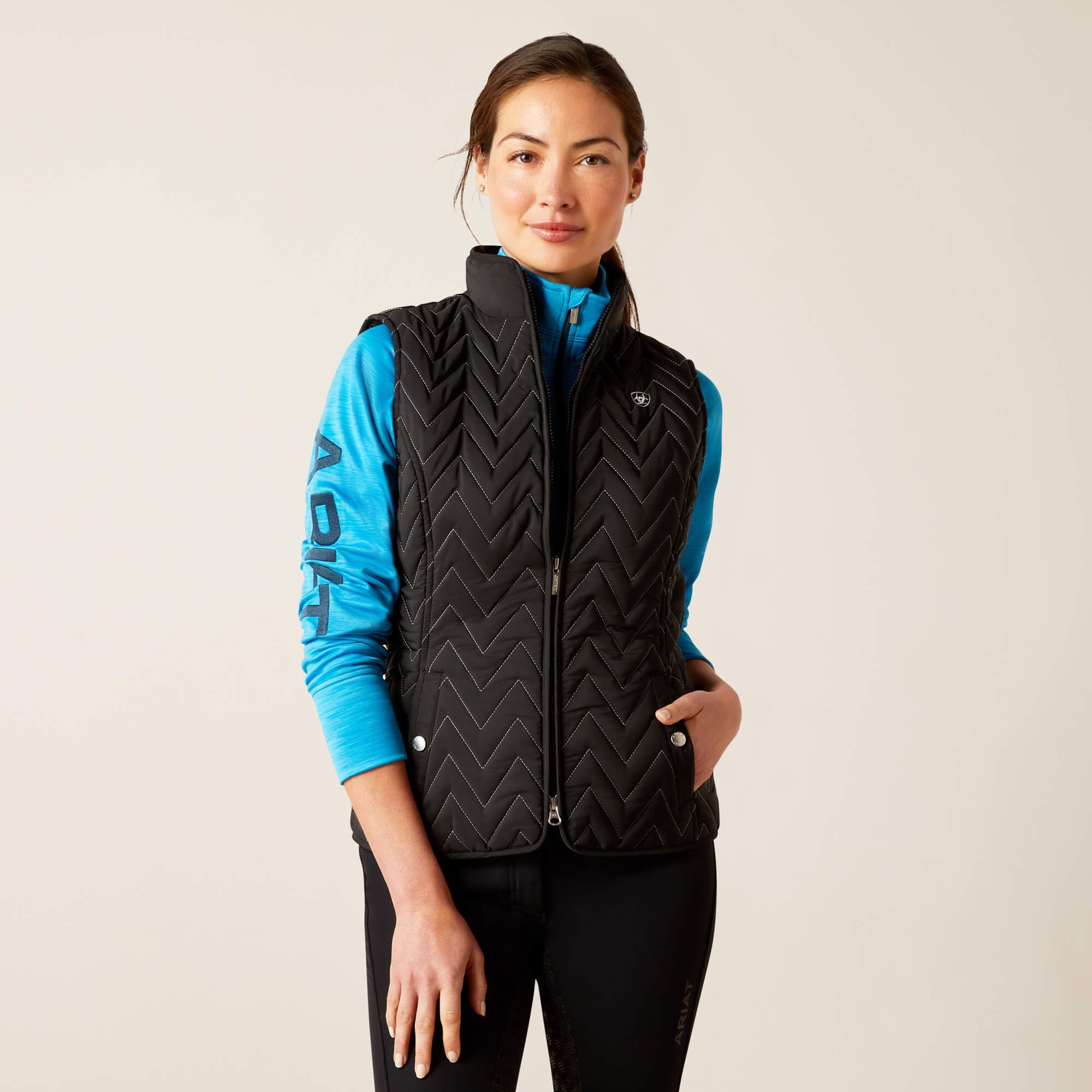 Ariat Womens Ashley Insulated Vest (Black)