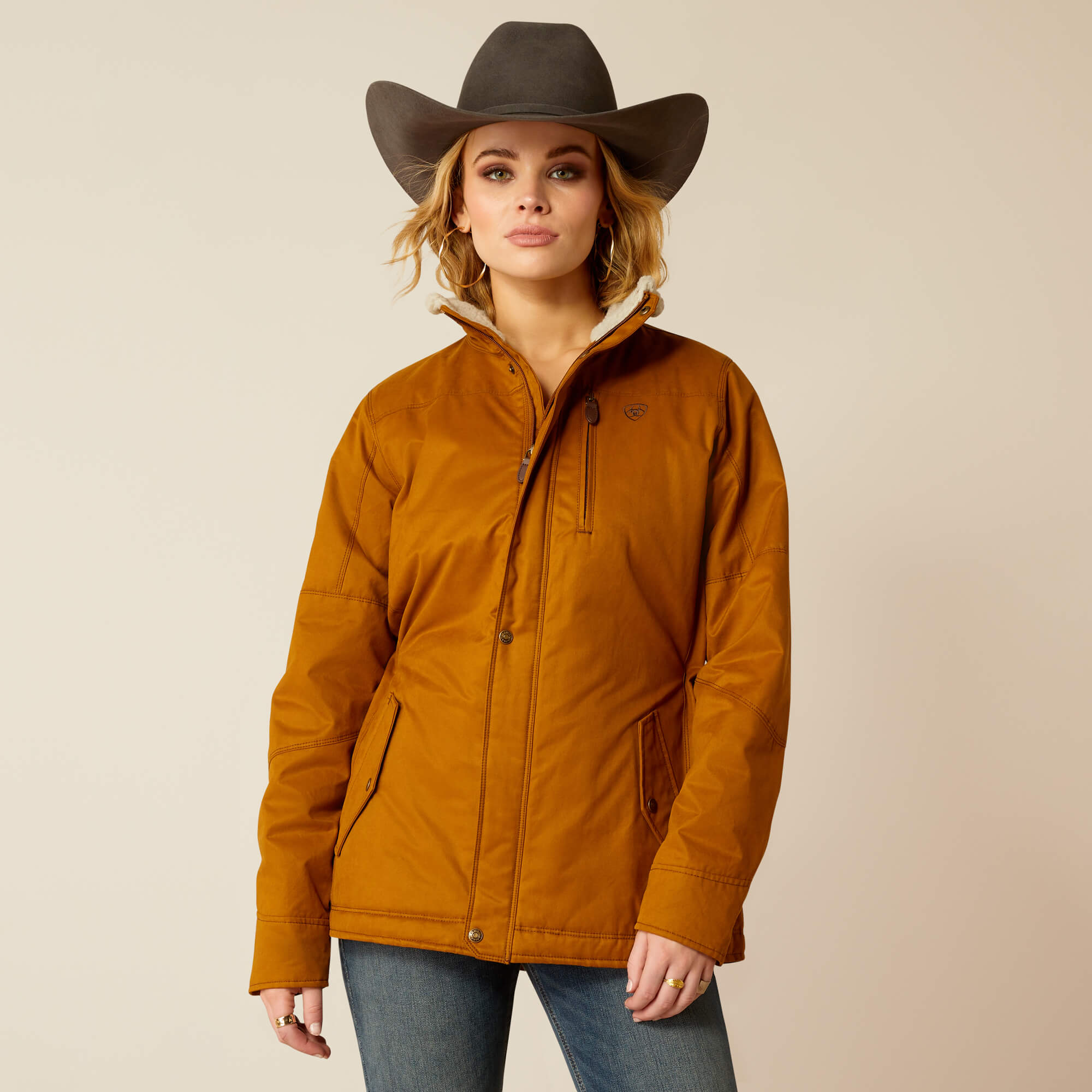 Ariat Womens Grizzly Insulated Jacket (Chestnut)