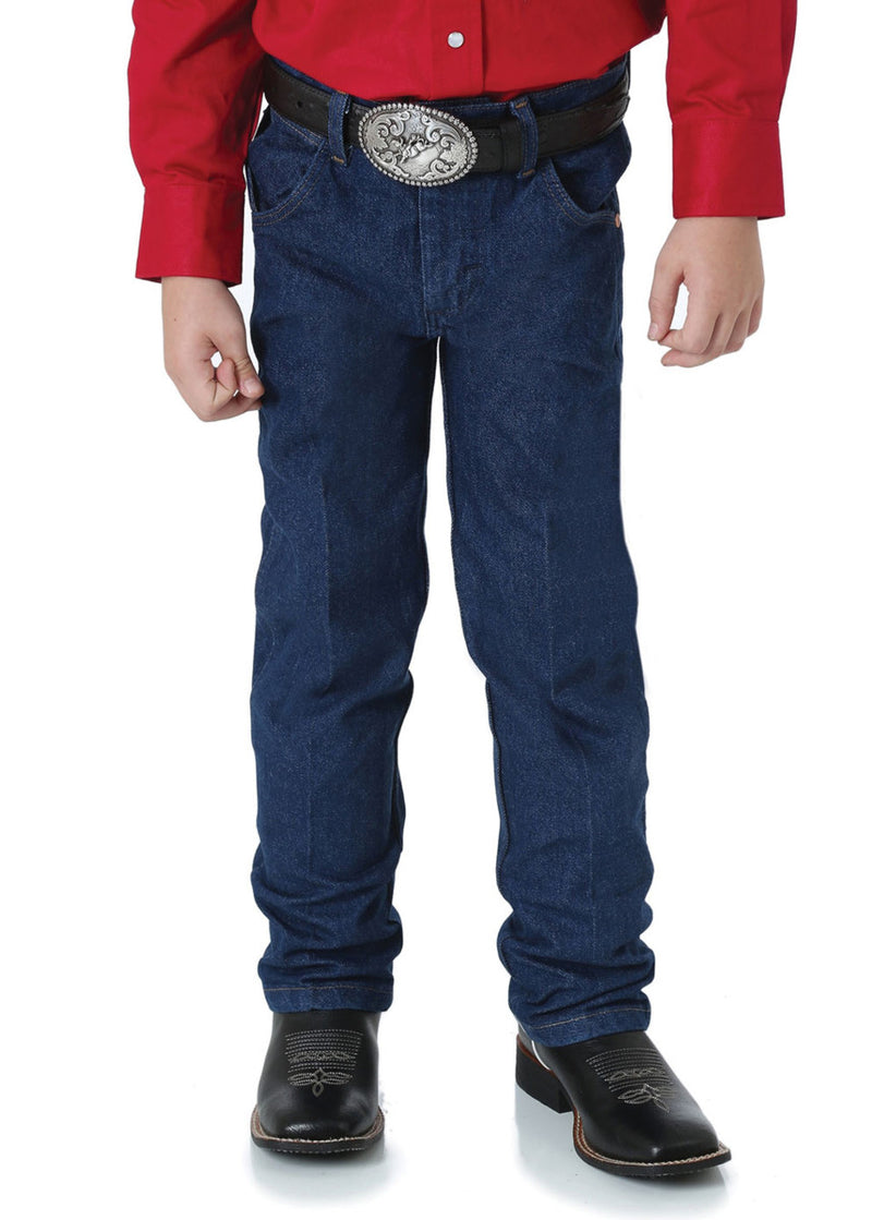 Wrangler Boys Original Cowboy Cut Slim Fit Jeans (Prewashed Indigo)