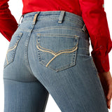 Ariat Women's High Rise Boot Cut Jean - Long Leg