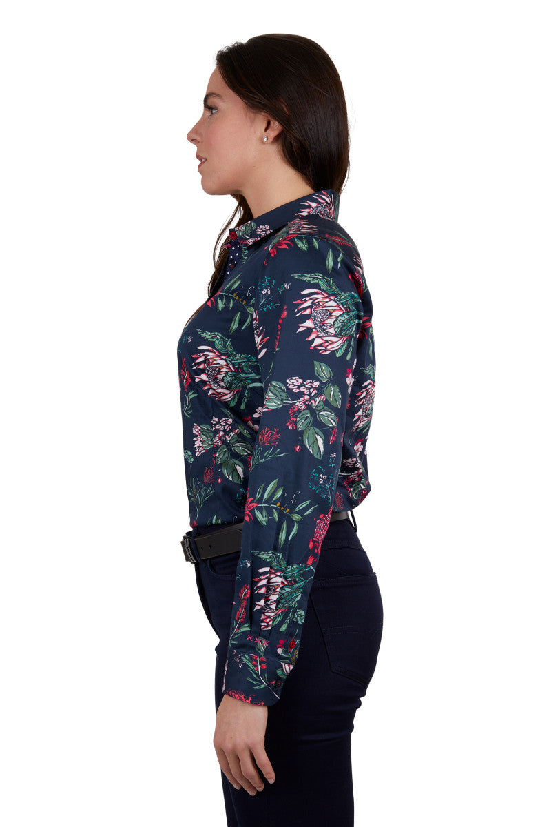Thomas Cook Womens Flora Long Sleeve Shirt (Navy)