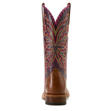 Ariat Women's Showdown Western Boot - Dark Tan/Vino