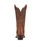 Ariat Ladies Heritage Western R Toe Boot Distressed Brown