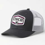 Cinch Grey & White Logo Patch Trucker Cap - Gray