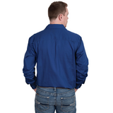 Just Country Men's Cameron Work shirt - Cobalt