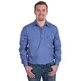 Just Country Men's Cameron Work shirt - Blue