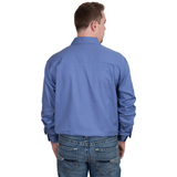 Just Country Men's Cameron Work shirt - Blue