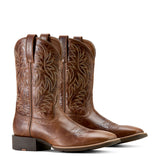 Ariat Men's Sport Western Wide Square Toe Cowboy Boot - Dark Tan