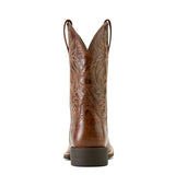 Ariat Men's Sport Western Wide Square Toe Cowboy Boot - Dark Tan
