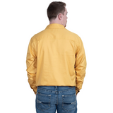 Just Country Men's Cameron Work shirt - Mustard