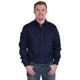 Just Country Men's Cameron Work shirt - Navy