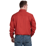 Just Country Men's Cameron Work shirt - Rust