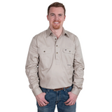 Just Country Men's Cameron Work shirt - Stone