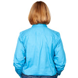 Just Country Women's Jahna Long Sleeve Work Shirt - Sky