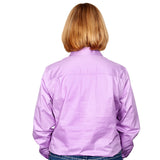 Just Country Women's Jahna Long Sleeve Work Shirt - Orchid