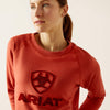 Ariat Womens Benicia Sweatshirt (Burnt Brick)