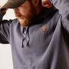 Ariat Mens Logo Hoodie (Odyssey Gray Heather)