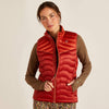 Ariat Womens Ideal Down Vest (Iridescent Red Ochre/Burnt Brick)