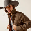 Ariat Womens Dilon Shirt Jacket (Canteen)