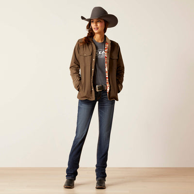 Ariat Womens Dilon Shirt Jacket (Canteen)