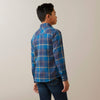 Ariat Boys Harland Retro Fit Long Sleeve Shirt (Moon Howl)