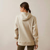 Ariat Womens Real Ombre Shield Hoodie (Oatmeal Heather)