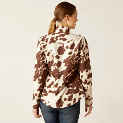 Ariat Womens New Team Softshell Print Jacket (Pony)