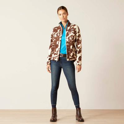 Ariat Womens New Team Softshell Print Jacket (Pony)