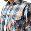 Ariat Mens Pro Series Gordon Snap Long Sleeve Shirt (White)