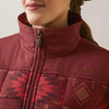 Ariat Womens Crius Insulated Jacket (Burnt Rose Print)