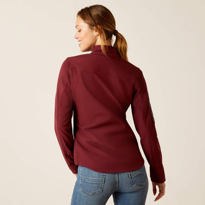 Ariat Womens New Team Softshell Jacket (Tawny Port/Baja)