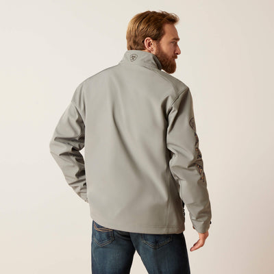 Ariat Mens Logo 2.0 Softshell Jacket (Jetty Grey)