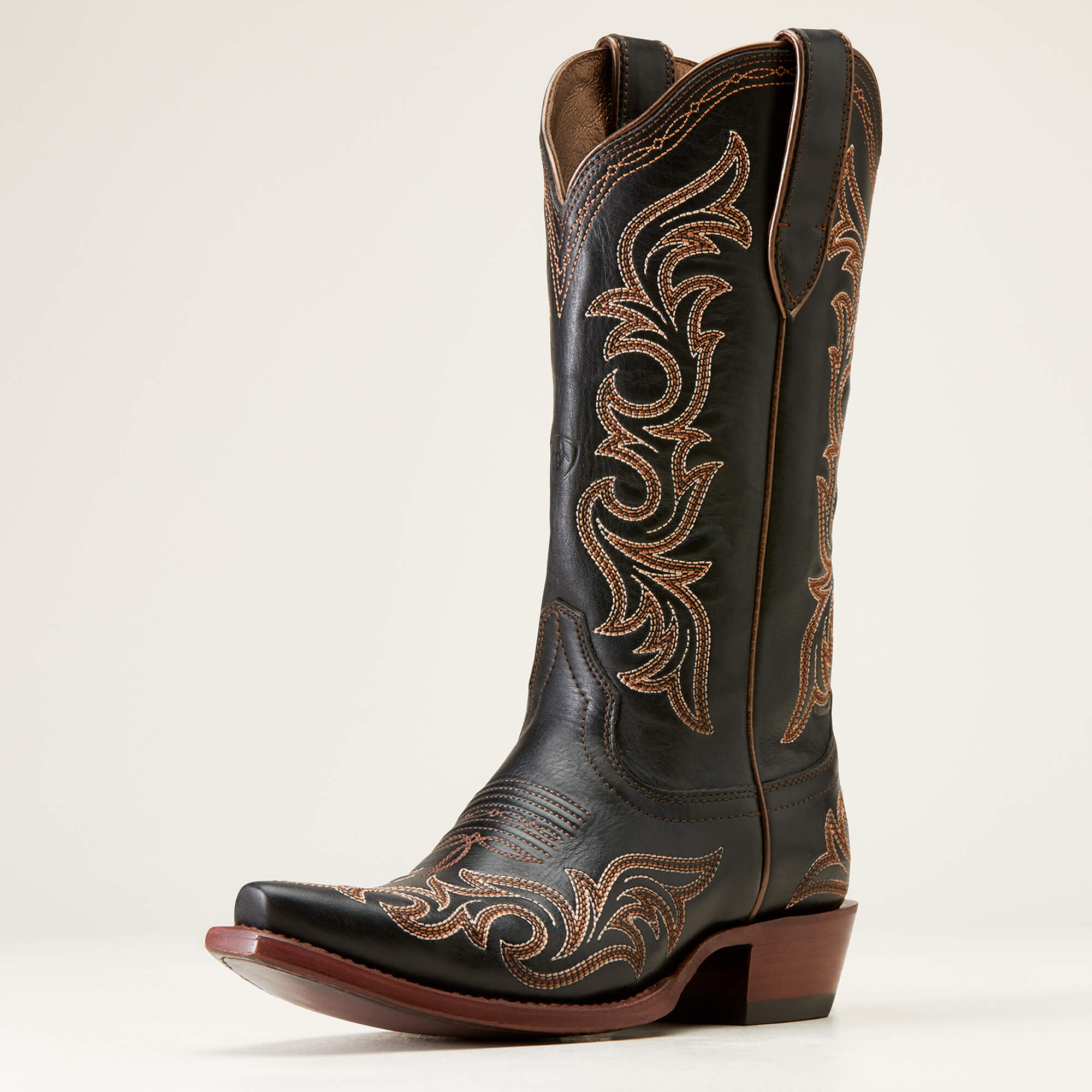 Ariat Womens Hazen Western Boot (Ancient Black)