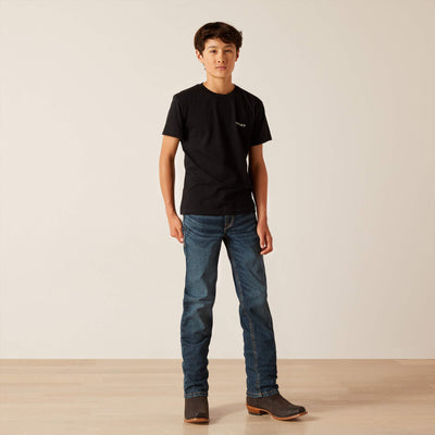 Ariat Boys SW Cacti Short Sleeve T-Shirt (Black)