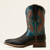 Ariat Mens Rowder VentTEK 360 Cowboy Boot (Black/Dark Teal)