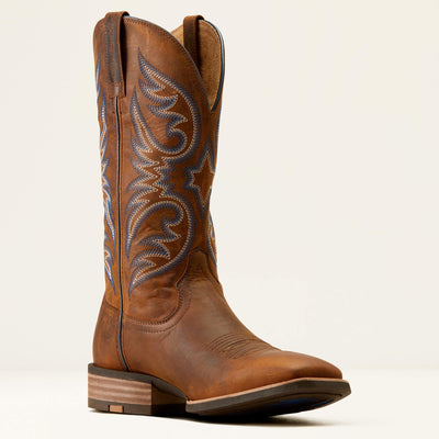 Ariat Mens Ricochet Cowboy Boot (Weathered Chestnut)