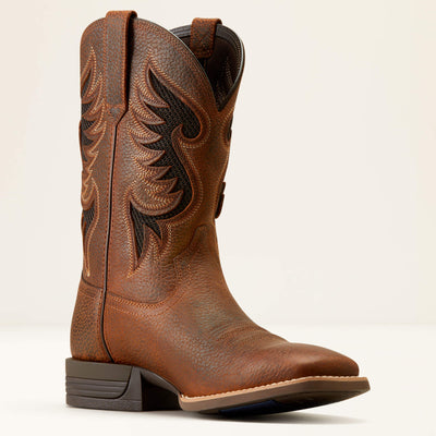 Ariat Mens Cowpuncher VentTEK Cowboy Boot (Brown Oiled Rowdy)