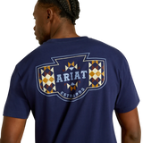 Ariat Mens Woven West Tee-10062418