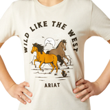 Ariat Girls Wild Like The West Tee 10063752