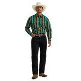Wrangler Mens Classic Stripe L/S Shirt 112375714