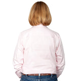 Just Country Women's Jahna Long Sleeve Work Shirt - Pink