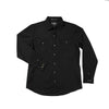 Just Country Womens Brooke Full Button Workshirt (Black)