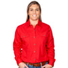 Just Country Womens Brooke Full Button Workshirt (Chilli)