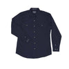 Just Country Womens Brooke Full Button Workshirt (Navy)
