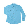 Just Country Womens Brooke Full Button Workshirt (Sky)