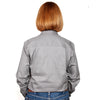 Just Country Womens Brooke Full Button Workshirt (Steel Grey)