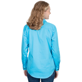 Just Country Women's Jahna Long Sleeve Work Shirt - Sky