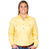 Just Country Womens Jahna Long Sleeve Workshirt (Butter)