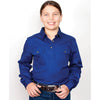 Just Country Girls Kenzie Half Button Long Sleeve Shirt (Cobalt)